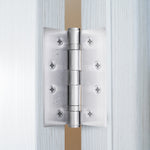 Satin Chrome Fire Door Hinges – 4 Inch/102mm – Grade 11 Steel Ball Bearing – Pack 2 - tradefit - 7