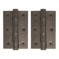 Bronze Fire Door Hinges - 3 Inch/76mm - Grade 7 Steel Ball Bearing - Pair