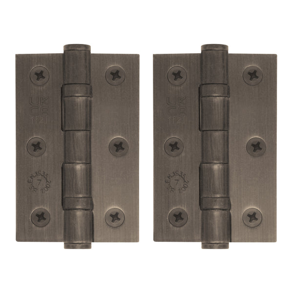 Bronze Fire Door Hinges - 3 Inch/76mm - Grade 7 Steel Ball Bearing - Pack 2 - tradefit - Featured Image