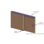 Top Hung Cupboard Sliding Door System To Suit 1.2m Opening - tradefit - 5