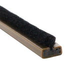 Intumescent Fire Door Seal Strip - Fire and Smoke - 10x4x2100mm - Brown - tradefit - 1
