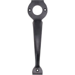 Pull Handle Cylinder Surround Suit Long Throw Gate Lock - 200mm - Black - tradefit - 1