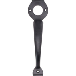 Pull Handle Cylinder Surround Suit Long Throw Gate Lock - 200mm - Black - tradefit