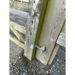 Field Gate Hinge Set Double Strap Adjustable Hook to Drive - (12