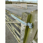 Field Gate Hinge Set Double Strap Hook to Drive and Bolt Pattern Hot Dip Galvanised (24