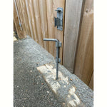 Gate Garage Drop Down Bolt Fixings & 2 Socket Types - 300mm / 12 inch - Hot Dip Galvanised - tradefit - 7