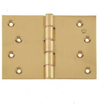 Projection Hinge Double Phosphor Bronze Washered - 102x151x4.5mm - Polished Brass - tradefit - 2