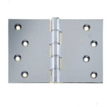 Projection Hinge Double Phosphor Bronze Washered - 102x151x4.5mm - Polished Chrome - tradefit - 2