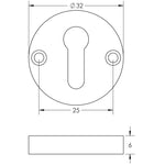 Tangier Polished Chrome Mortice Door Knob Kit - 80mm Sashlock - tradefit - 5