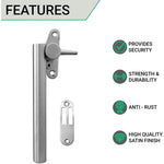 Casement Window Fastener Mortice Plate - Left Hand - Stainless Steel - tradefit - 2