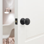 Victorian Ringed Black Mortice Door Knob - tradefit - 5