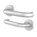 Return To Door Fire Rated Door Handle - FD30/60 - Grade 2 Standard Use - 201 Satin Stainless Steel
