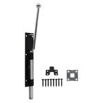 Monkey Tail Garage Gate Drop Bolt - 450mm 18 Inch - Black - tradefit - 1