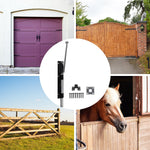 Monkey Tail Garage Gate Drop Bolt - 450mm 18 Inch - Black - tradefit - 6