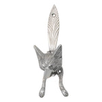 Fox Head Door Knocker - Polished Nickel - tradefit - 1