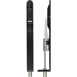 Lever Action Flush Bolt BRITISH HEAVY PATTERN - Black - 200mm - tradefit