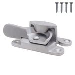 Narrow Fitch Pattern Sash Window Fastener - 64mm - Satin Chrome - tradefit - 1