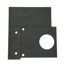 Nightlatch Intumescent Kit - 1mm Graphite - FD30/60 - tradefit