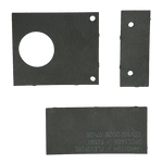 Nightlatch Intumescent Kit - 1mm Graphite - FD30/60 - tradefit - 2