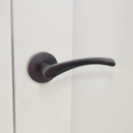 Nola Matt Black Lever on Rose Door Handles - tradefit - 9