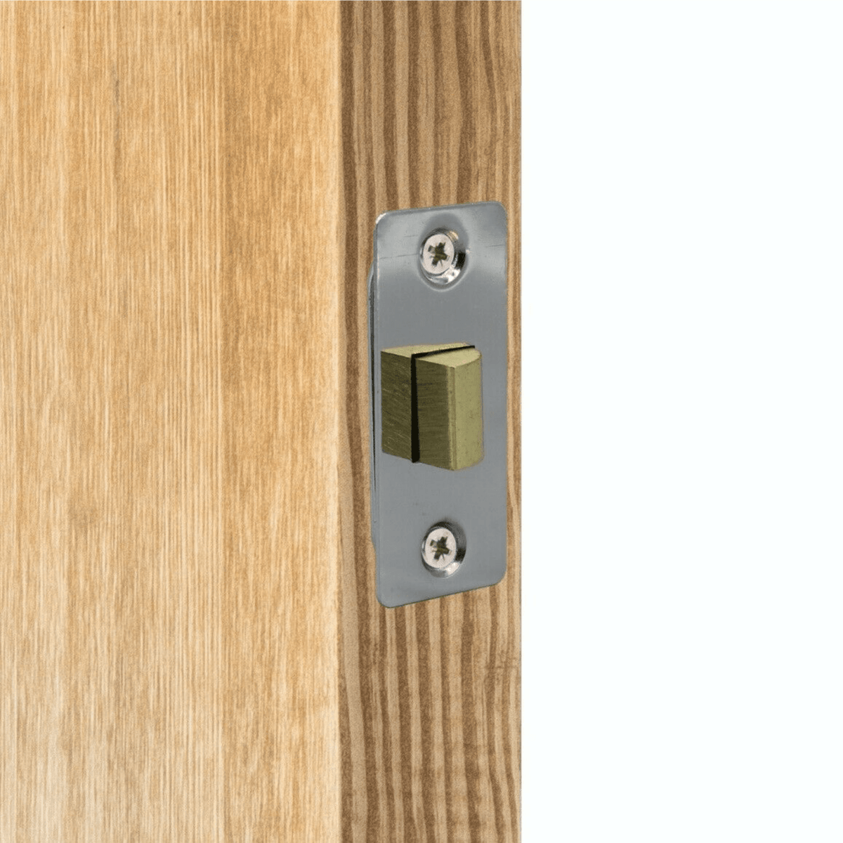 2.5 inch/64mm Economy Tubular Latch - 44m Backset - Chrome - tradefit