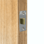 3 inch/76mm Economy Tubular Latch - 57mm Backset - Chrome - tradefit - 3
