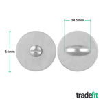 Satin Nickel Bathroom Turn & Release - tradefit - 2