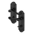 Ashtead Antique Black Iron Lever Door Handles - Bathroom