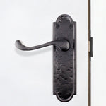 Ashtead Antique Black Iron Lever Door Handles - Latch - tradefit - 5