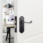 Ashtead Antique Black Iron Door Handle Pack - 80mm Sashlock - 76mm Hinges - tradefit - 6