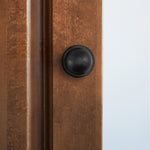 Tudor Black Iron Mortice/Rim Door Knob With Escutcheon - tradefit - 6