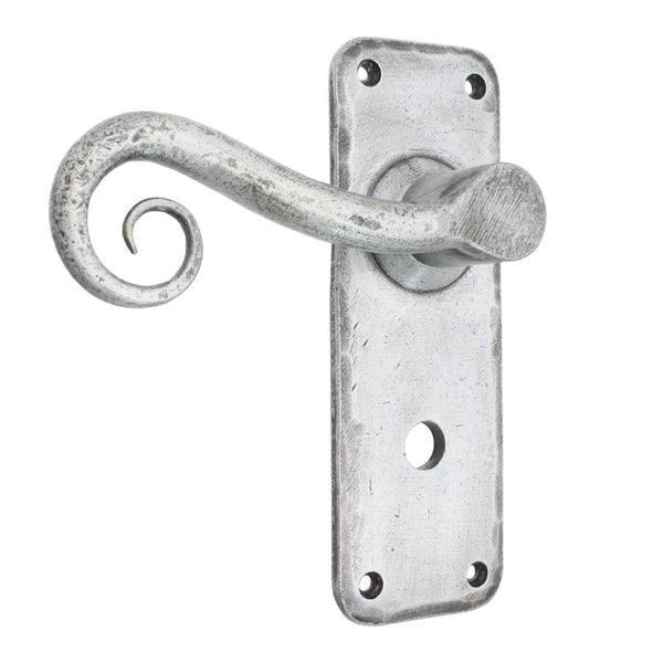 Iron Lever Curly Rustic Pewter Bathroom Set - tradefit - Featured Image