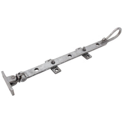 Iron Shepherd Crook Casement Stay Rustic Patina 300mm / 12inch - tradefit