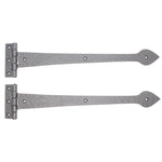 Arrow Head Door and Gate Hinge - 465mm/18inches - Black Antique Iron - tradefit - 1