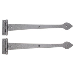 Arrow Head Door and Gate Hinge - 465mm/18inches - Black Antique Iron - tradefit