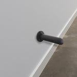 Projection Wall Mounted Door Stop - 90mm - Black Antique Iron - tradefit - 5