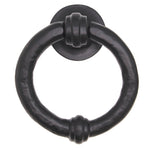 Ring Door Knocker - 100mm - Black Antique Iron - tradefit - 2