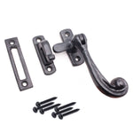 Tudor Casement Fastener - 110mm - Black Antique Iron - tradefit - 1