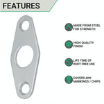 Budget Lock Escutcheon Keyhole - Flat - Polished Chrome Plated - tradefit - 3