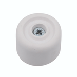 White Rubber Door Stop - White - Pack of 2 - tradefit - 5