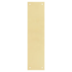 Door Finger Push Plate - 305x75mm - Polished Brass - tradefit