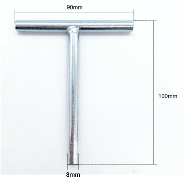 Budget Lock Taper Key T Tee Loft Access Panel Horse Box Key - Zinc ...
