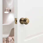 Beehive Antique Brass Mortice Door Knob - tradefit - 5