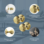 Beehive Polished Brass Mortice Door Knob - tradefit - 4