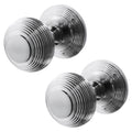 Beehive Polished Chrome Mortice Door Knob