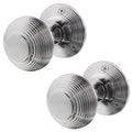 Beehive Satin Chrome Mortice Door Knob