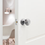 Beehive Satin Chrome Mortice Door Knob Kit - 76mm Latch - tradefit - 5