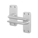 Satin Aluminium Contract Lever Latch Set - Medium Duty FD30/60 - 104x41mm - tradefit - 1