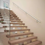 Handrail Kit - Interior Use - 3600mm - Brushed Chrome - tradefit - 8