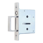 Sliding Door Auto Push Button Edge Finger Pull - Satin Nickel - tradefit - 1